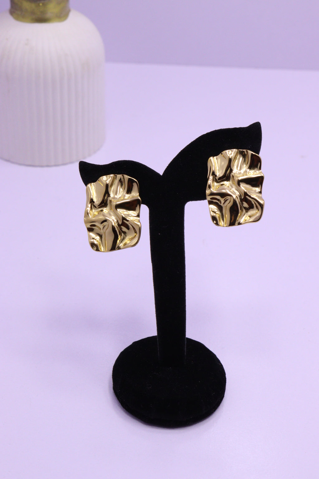 Bold Glow Series 0004- AZ Golden Ear ring