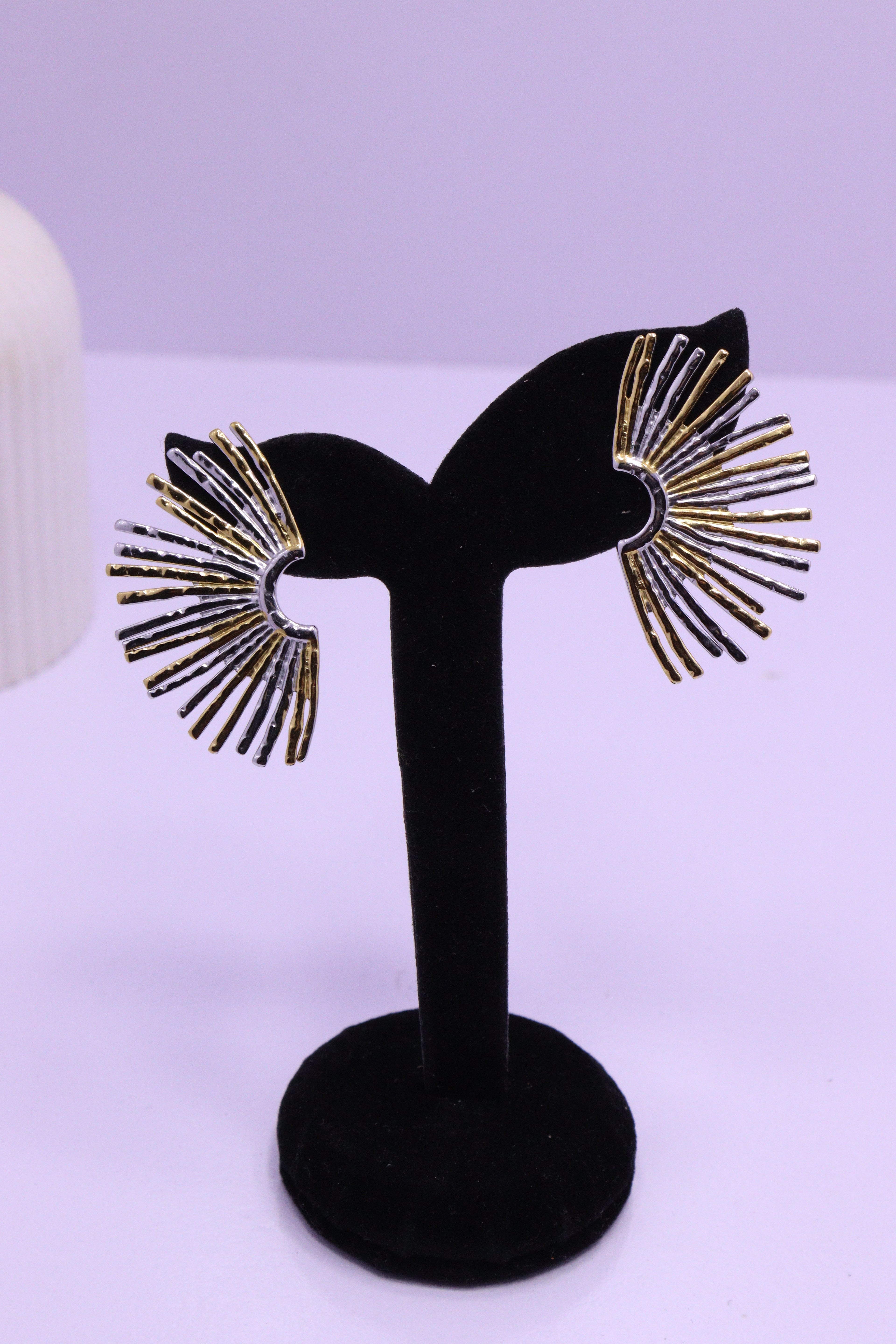 Bold Glow Series 0007 - AZ Golden Ear ring