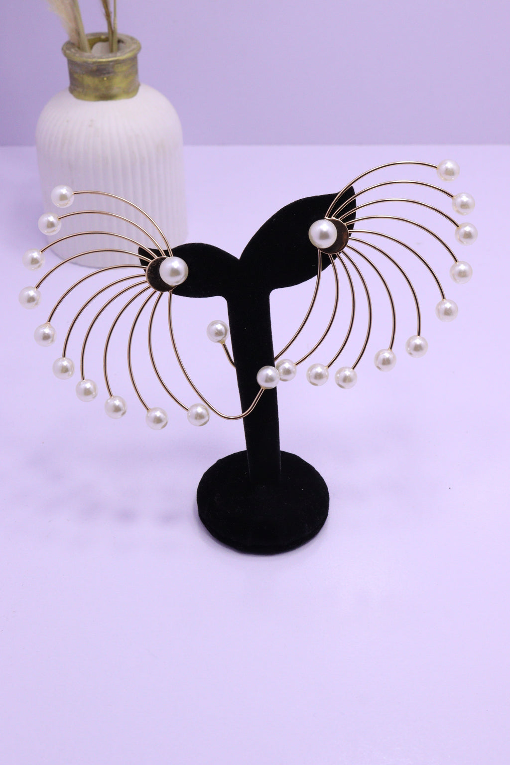 Bold Glow Series 0008 - AZ Golden Ear ring