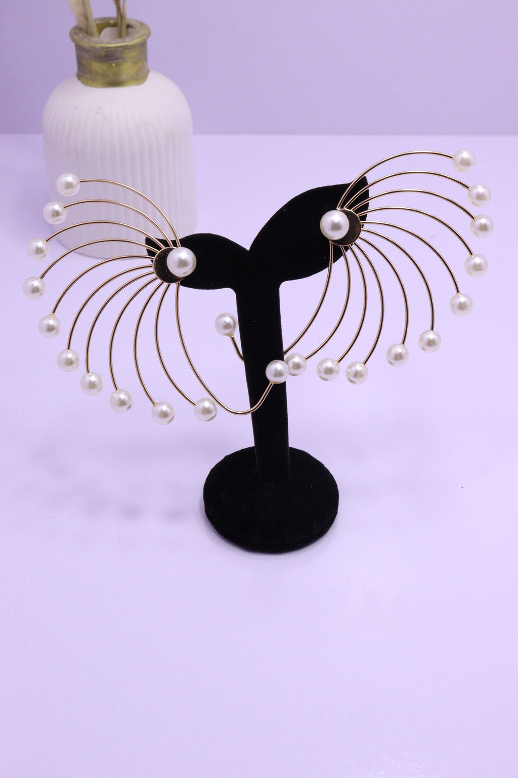 Bold Glow Series 0008 - AZ Golden Ear ring