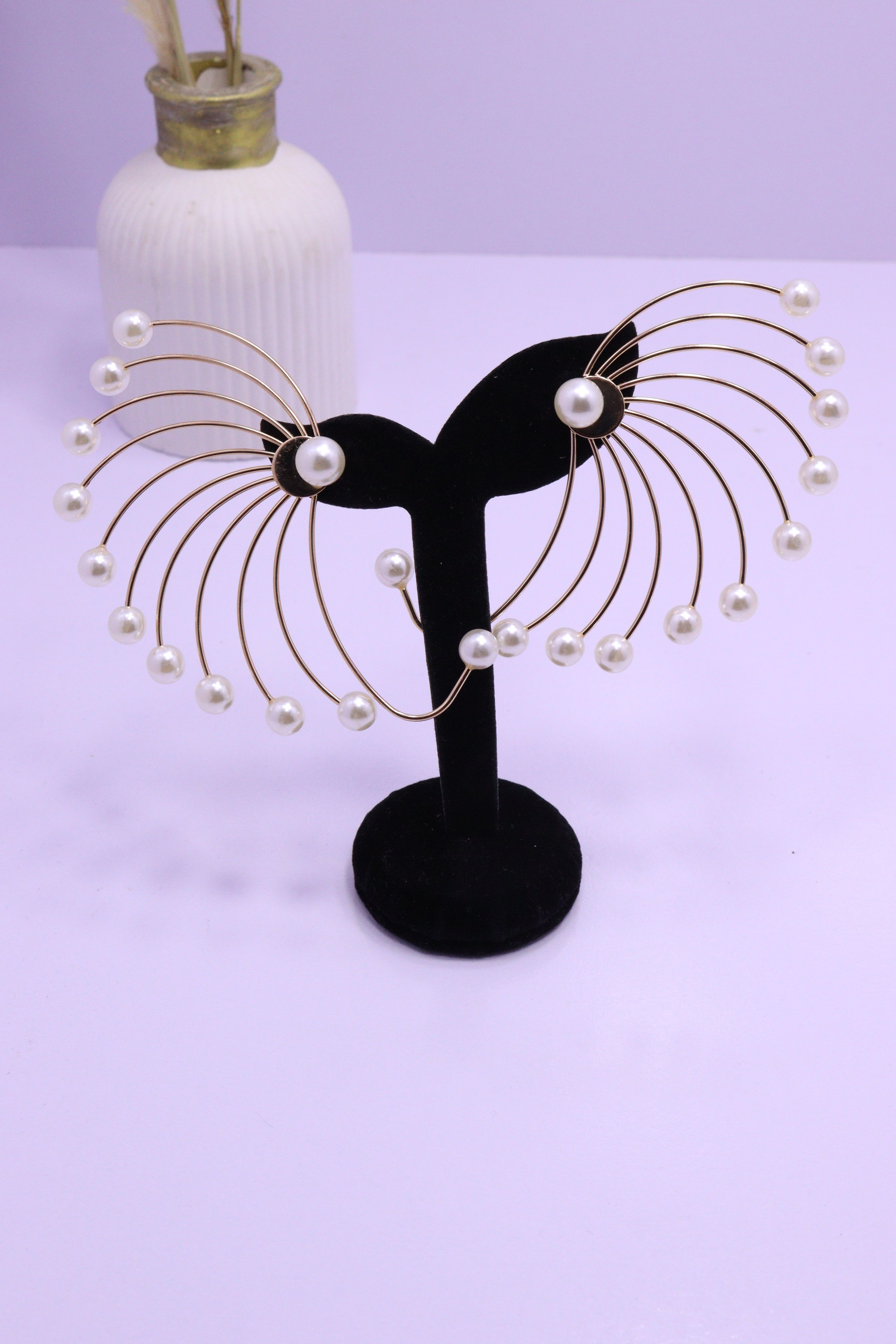 Bold Glow Series 0008 - AZ Golden Ear ring