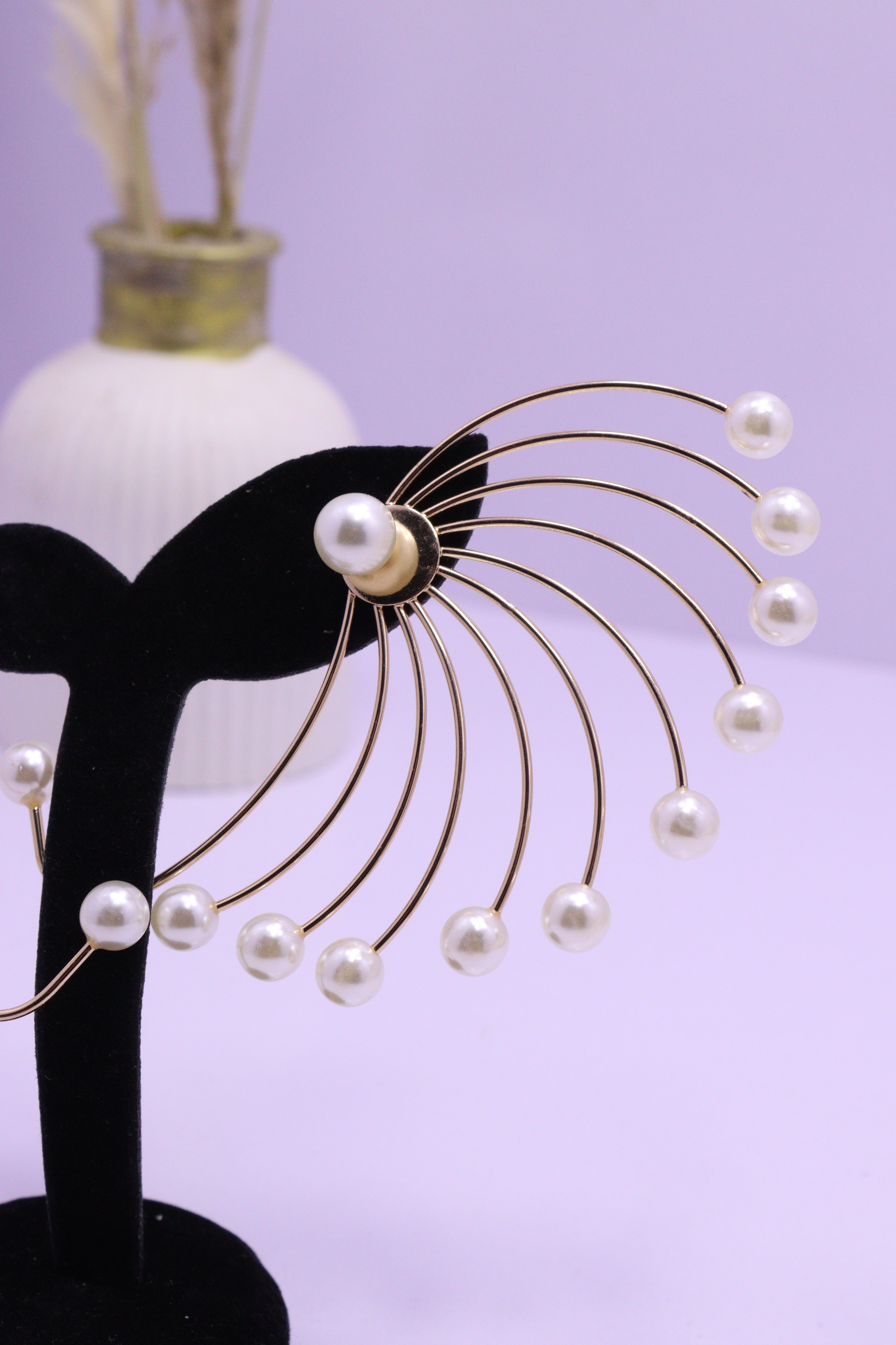 Bold Glow Series 0008 - AZ Golden Ear ring