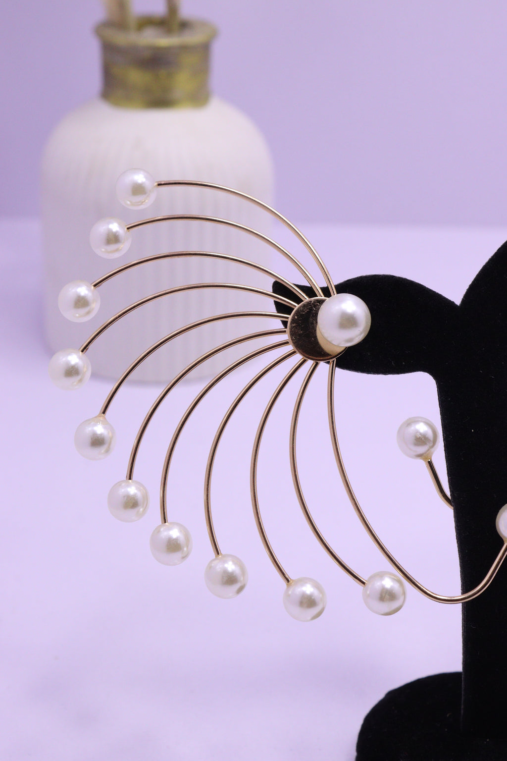 Bold Glow Series 0008 - AZ Golden Ear ring