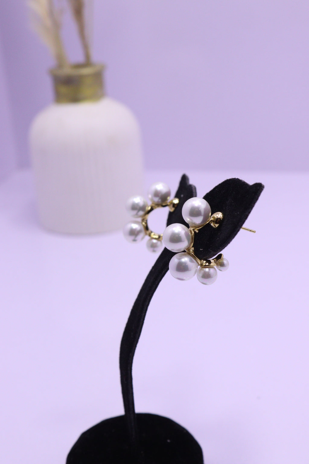 Bold Glow Series 0009 - AZ Golden Ear ring