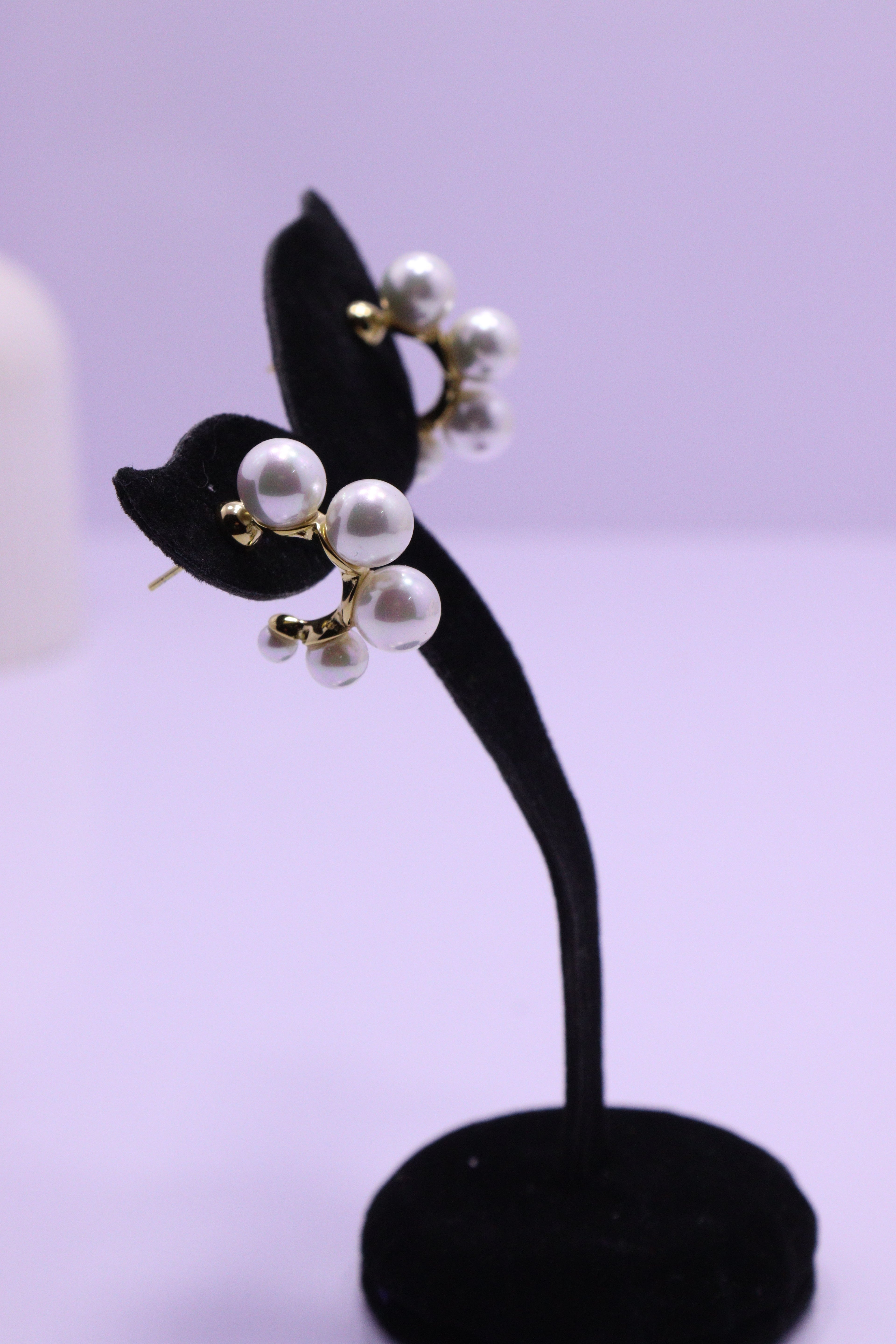Bold Glow Series 0009 - AZ Golden Ear ring