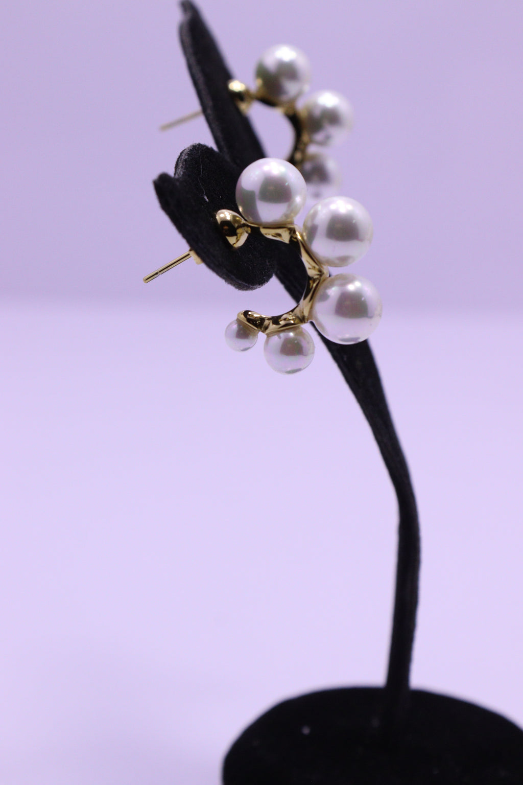 Bold Glow Series 0009 - AZ Golden Ear ring