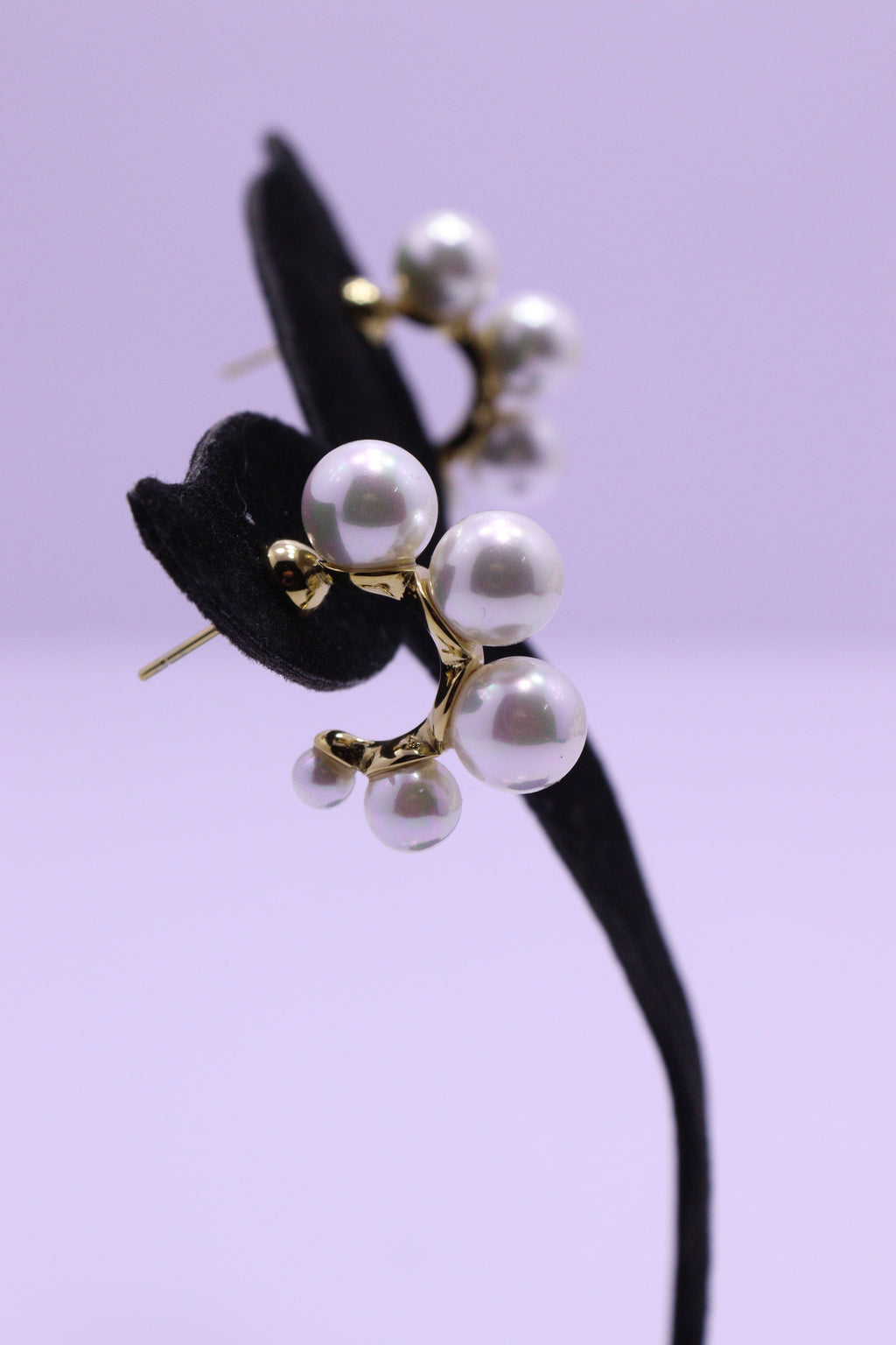 Bold Glow Series 0009 - AZ Golden Ear ring
