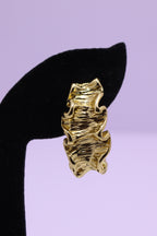 Bold Glow Series 0015 - AZ Golden Ear ring
