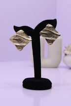 Bold Glow Series 0017 - AZ Golden Ear ring