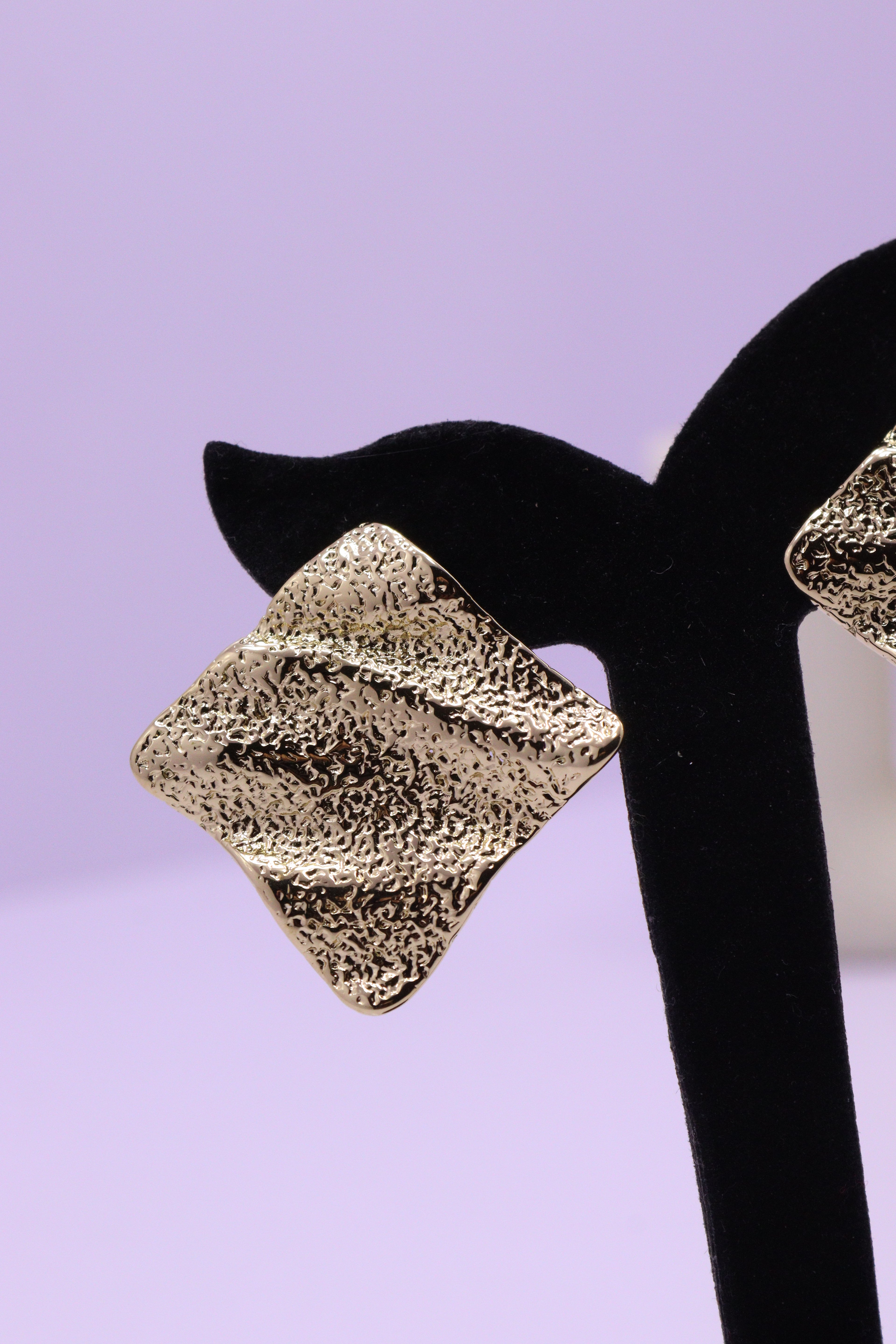 Bold Glow Series 0017 - AZ Golden Ear ring