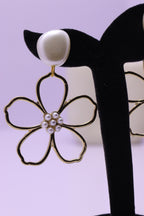 Bold Glow Series 0018 - AZ Golden Ear ring