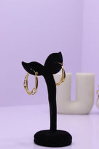 Bold Glow Series 0019 - AZ Golden Ear ring