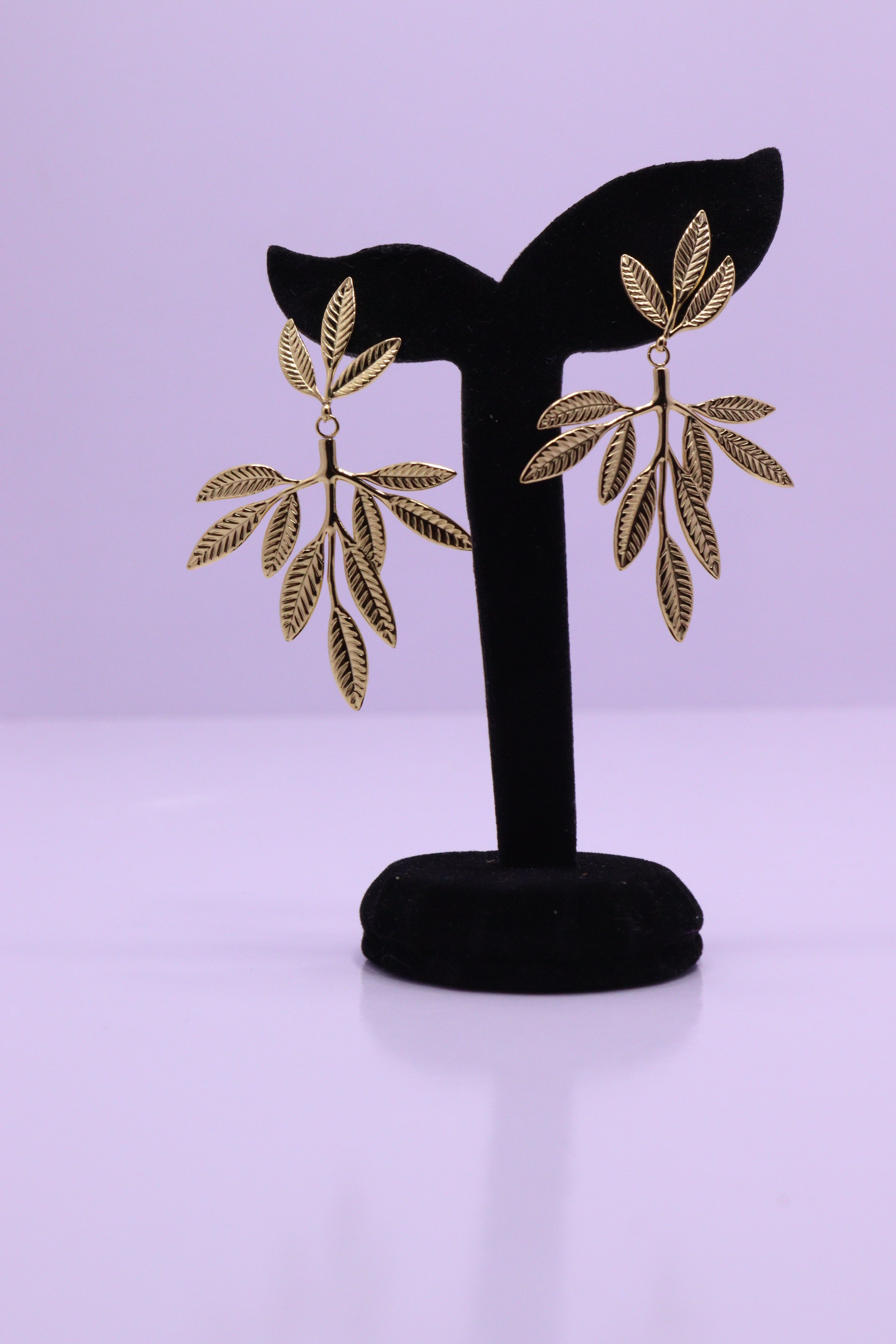 Bold Glow Series 0021 - AZ Golden Ear ring