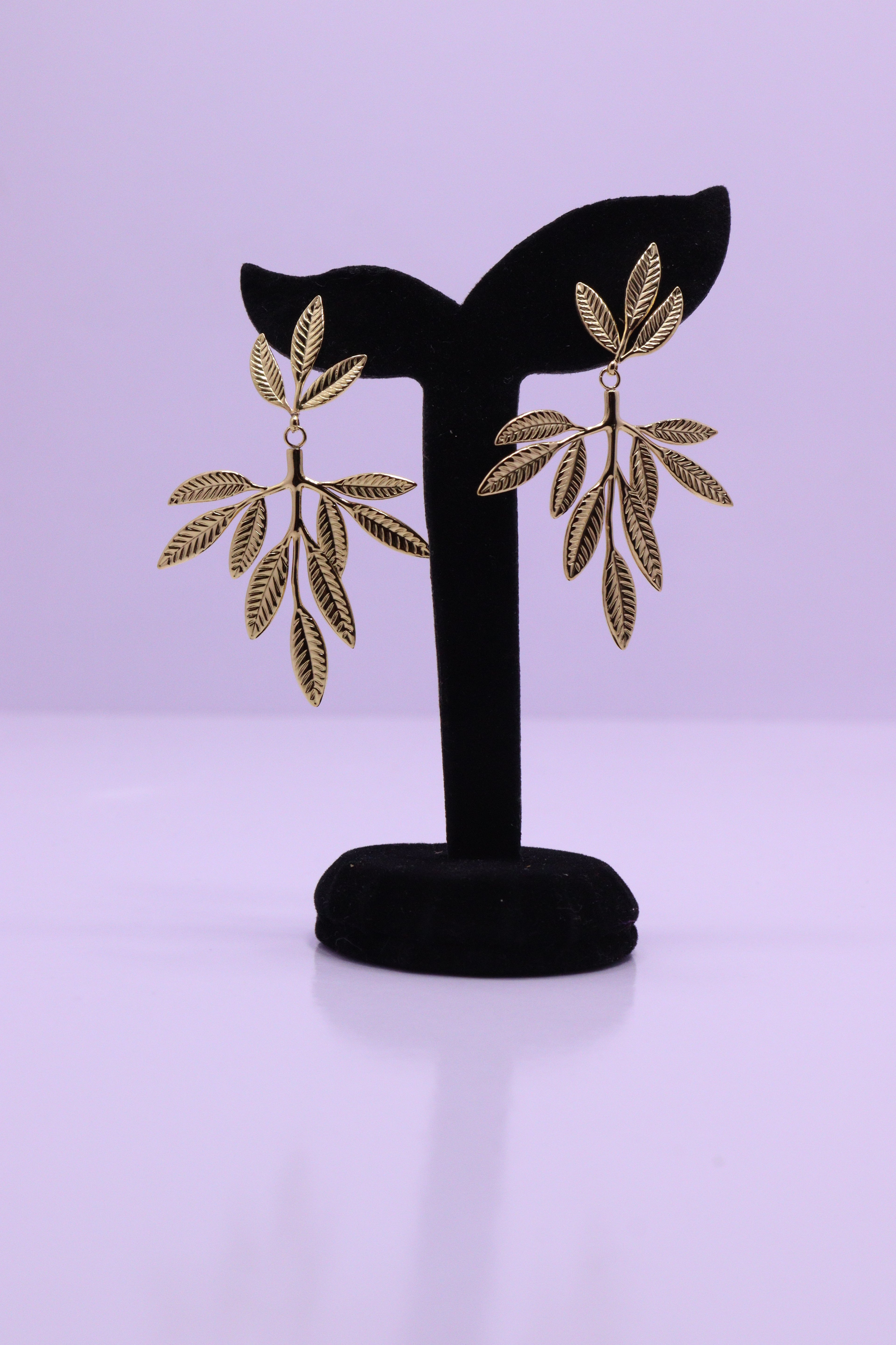 Bold Glow Series 0021 - AZ Golden Ear ring