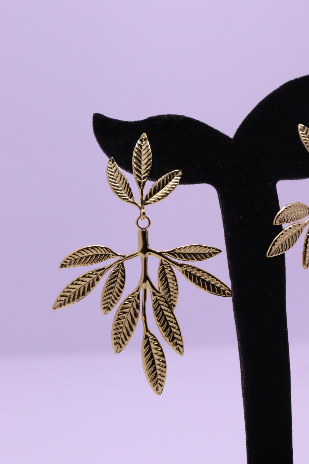 Bold Glow Series 0021 - AZ Golden Ear ring