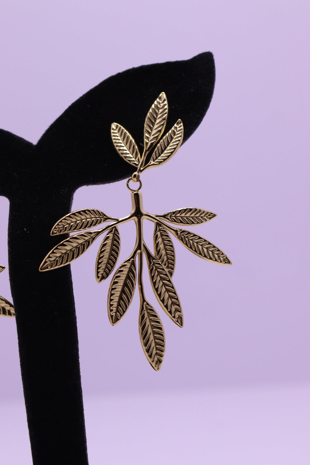 Bold Glow Series 0021 - AZ Golden Ear ring