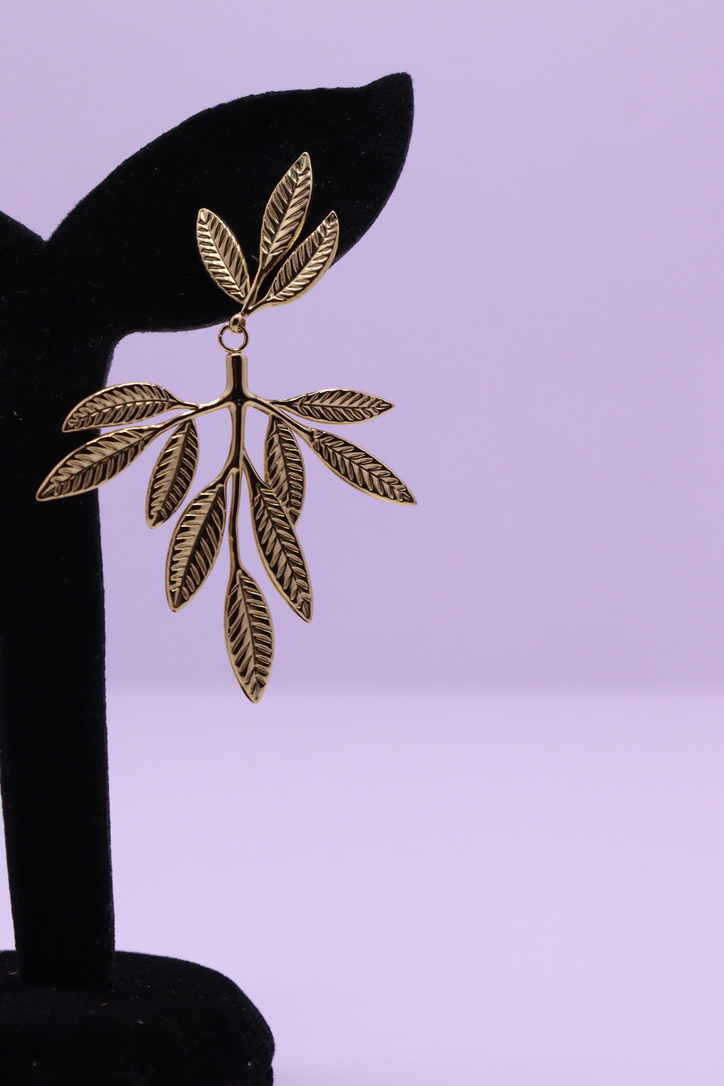 Bold Glow Series 0021 - AZ Golden Ear ring