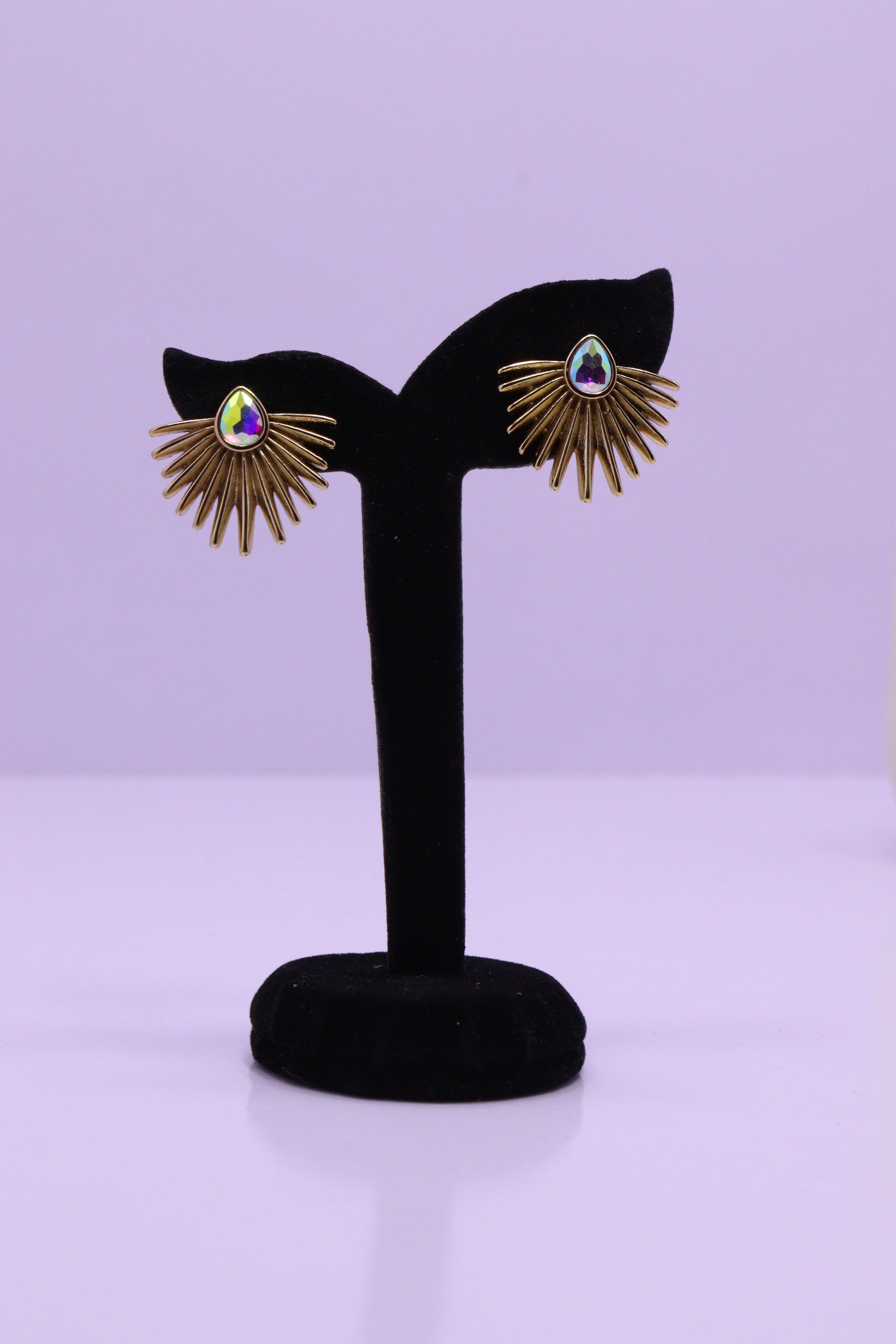 Bold Glow Series 0020 - AZ Golden Ear ring