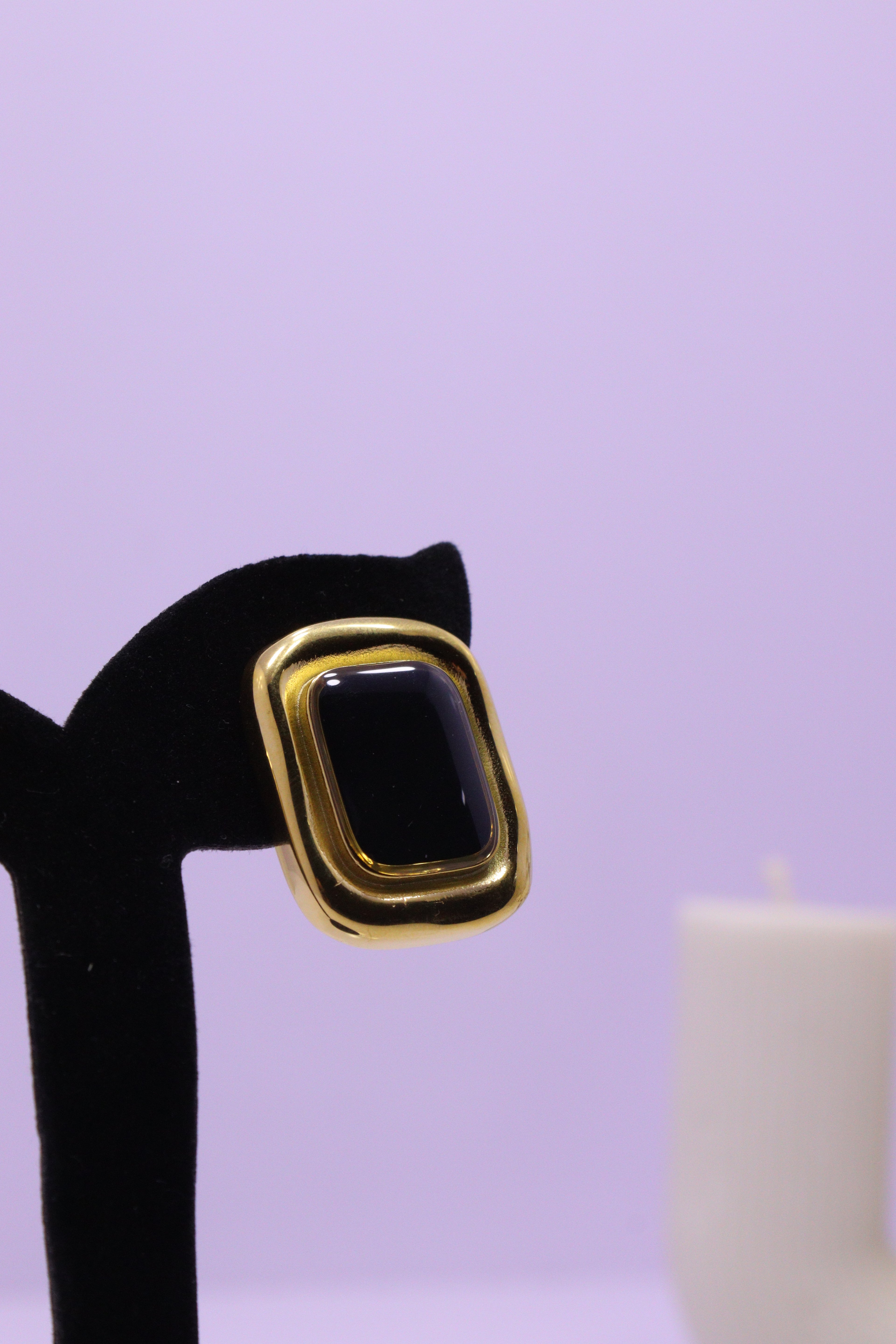 Bold Glow Series 0022 - AZ Golden Ear ring