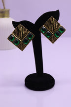 Bold Glow Series 0023 - AZ Golden Ear ring