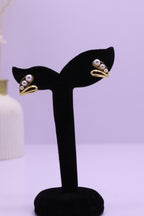 Bold Glow Series 0025 - AZ Golden Ear ring