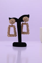 Bold Glow Series 0026 - AZ Golden Ear ring