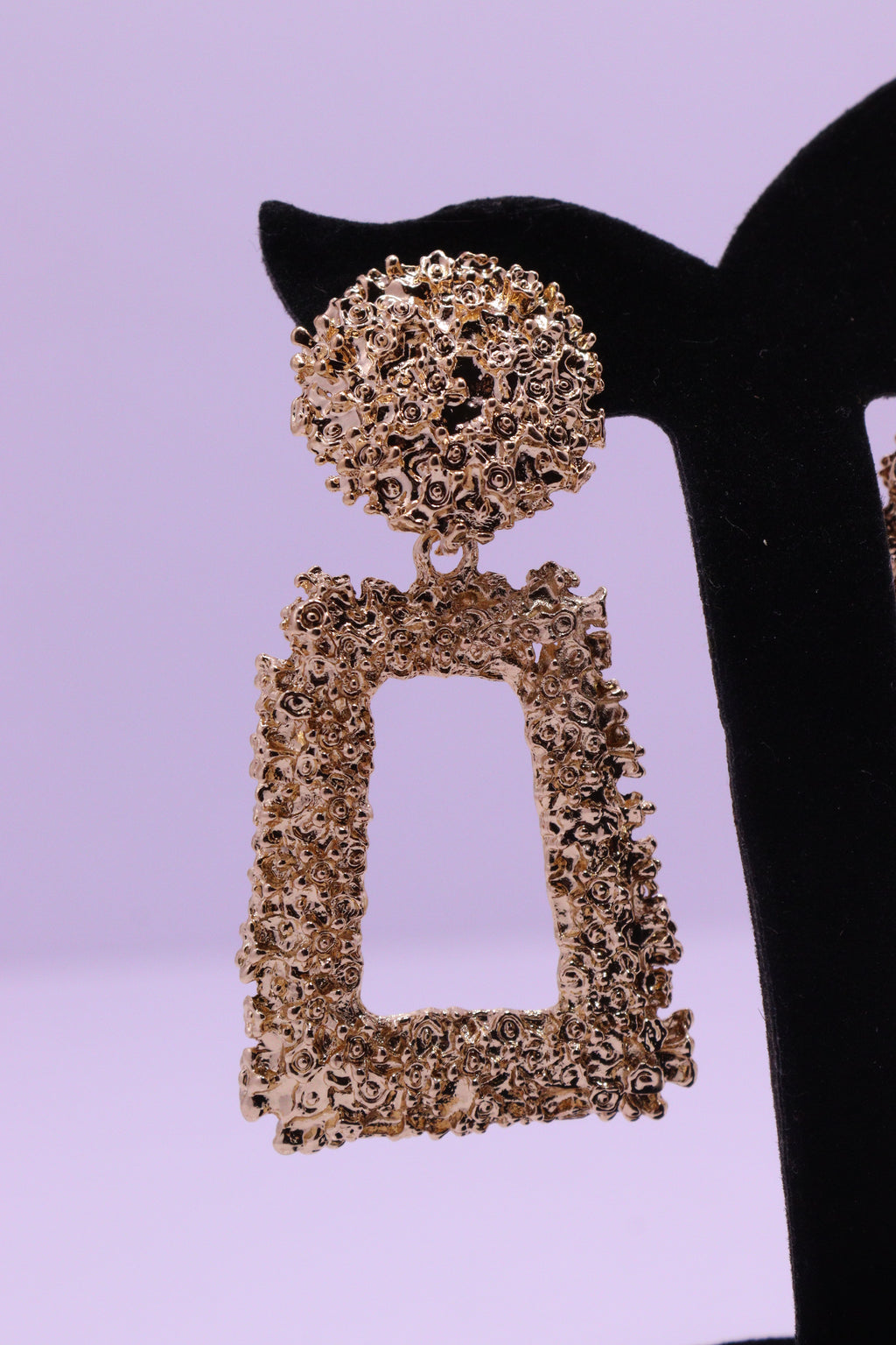Bold Glow Series 0026 - AZ Golden Ear ring