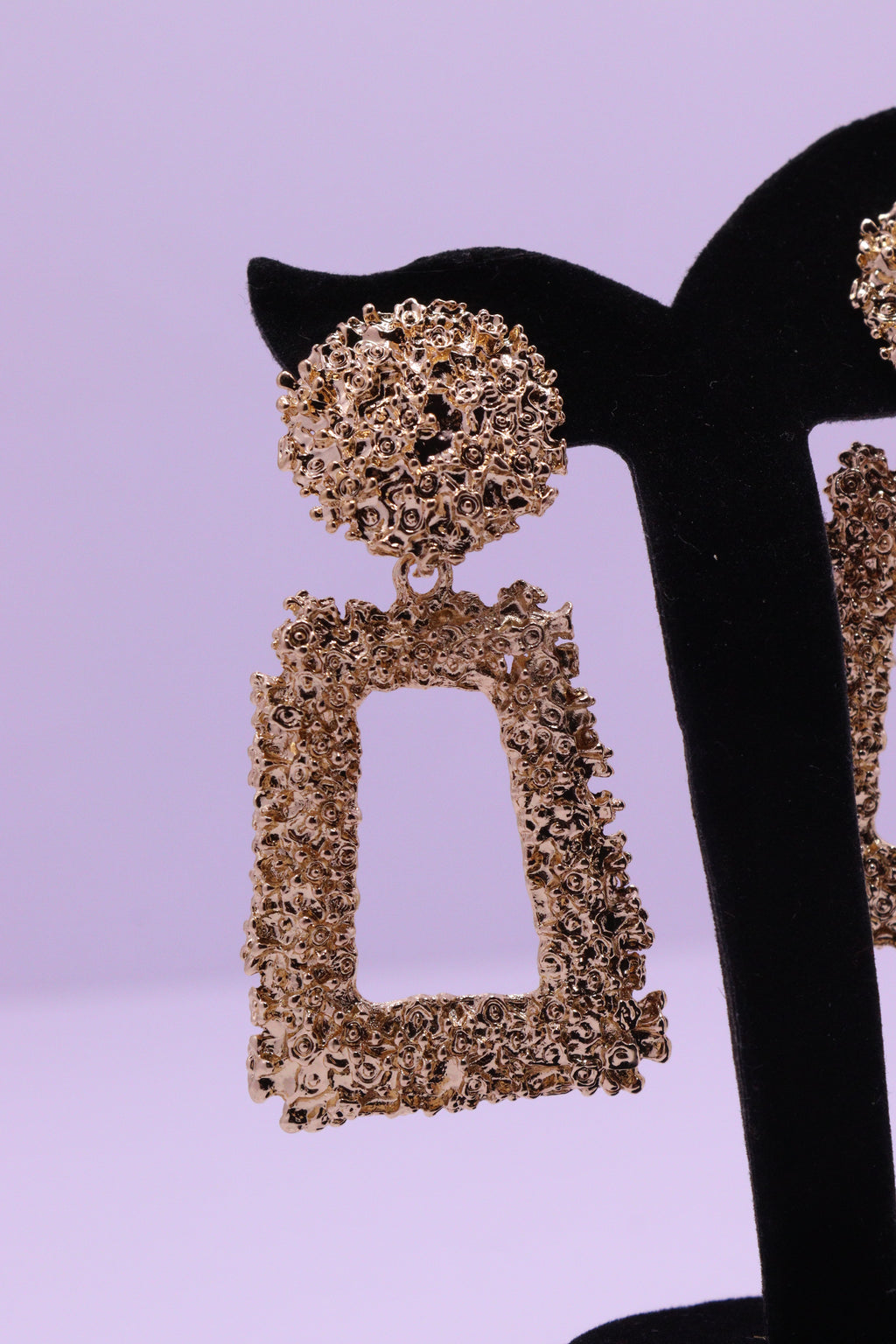 Bold Glow Series 0026 - AZ Golden Ear ring