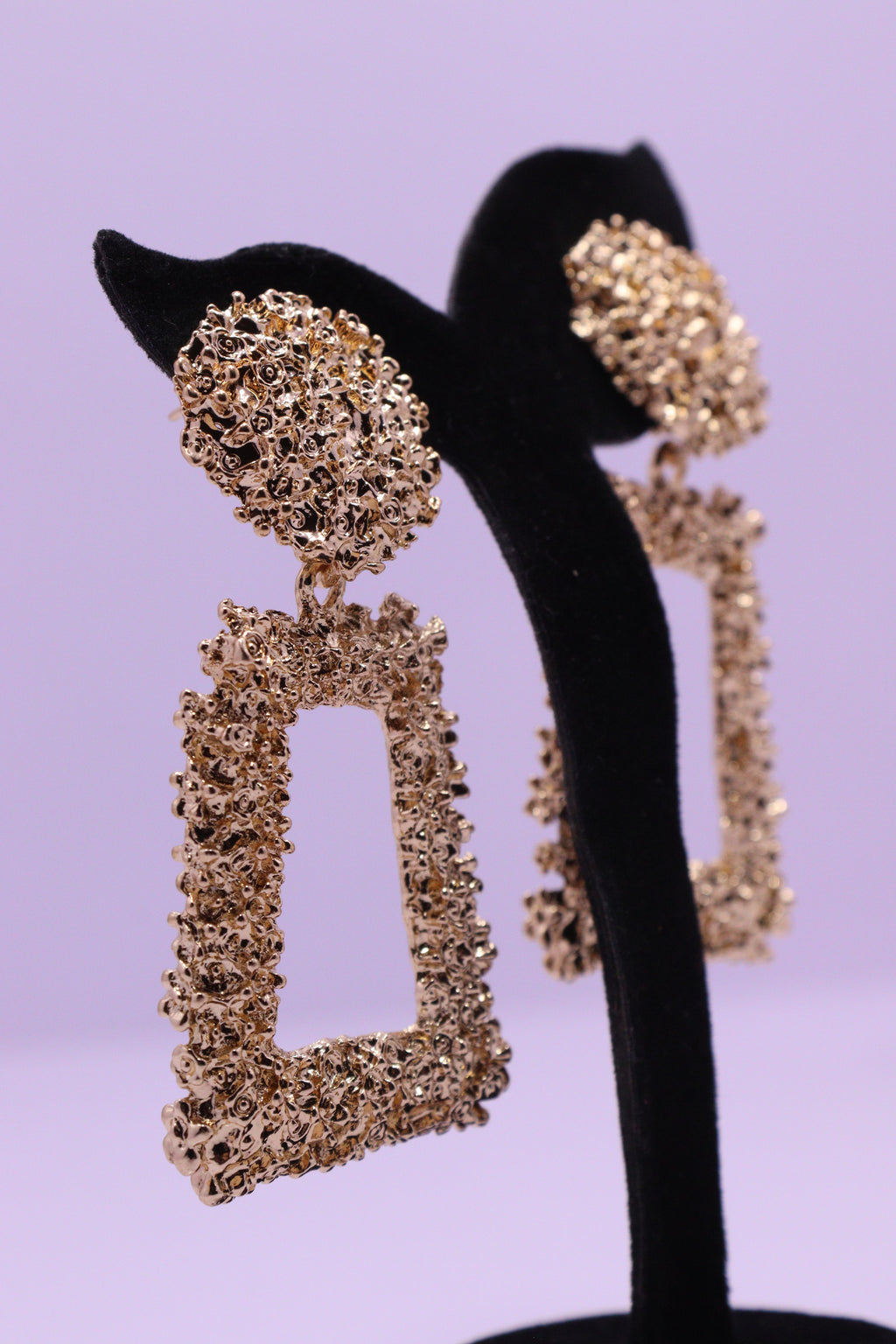 Bold Glow Series 0026 - AZ Golden Ear ring