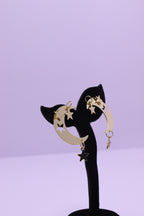 Bold Glow Series 0028 - AZ Golden Ear ring