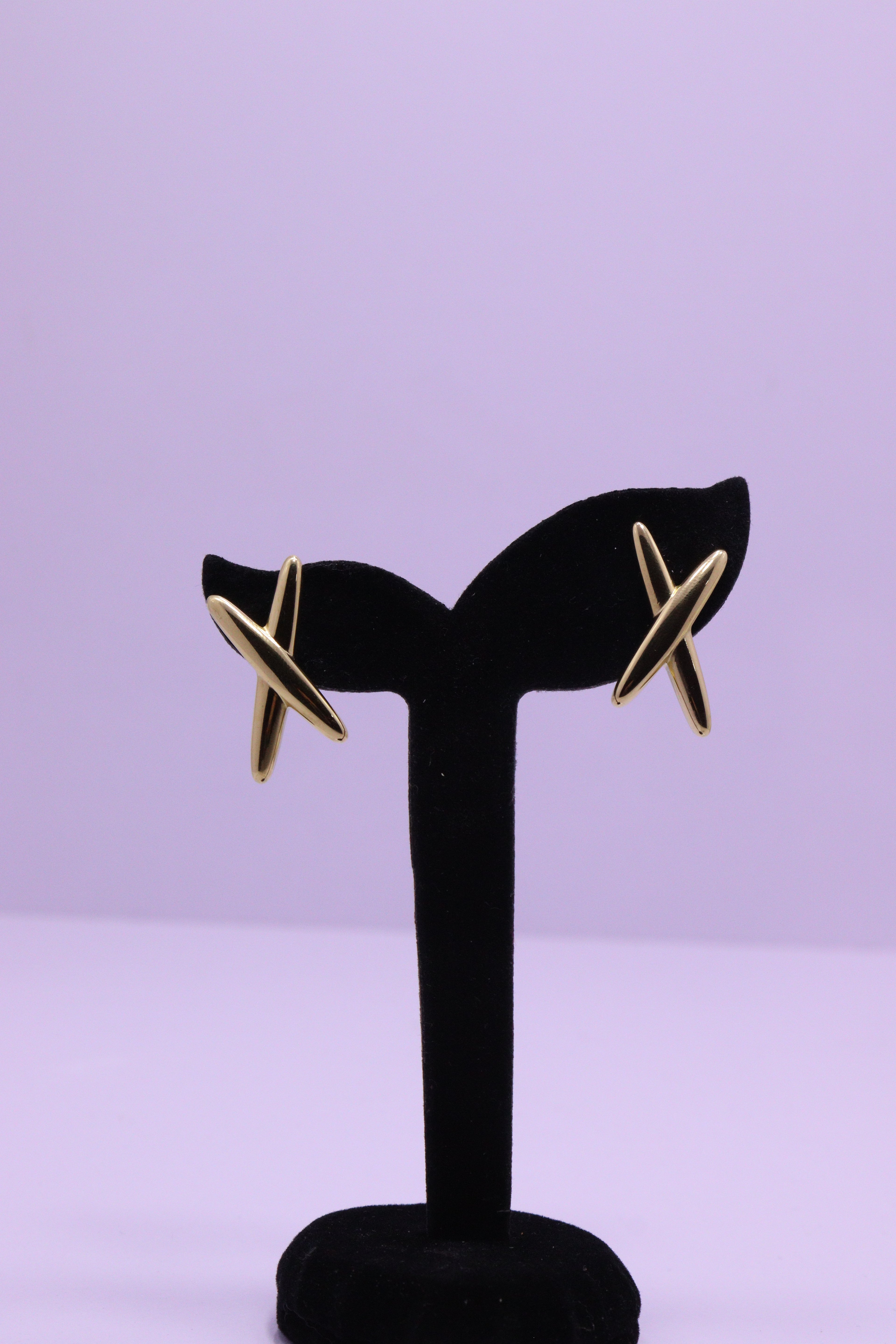 Bold Glow Series 0029 - AZ Golden Ear ring