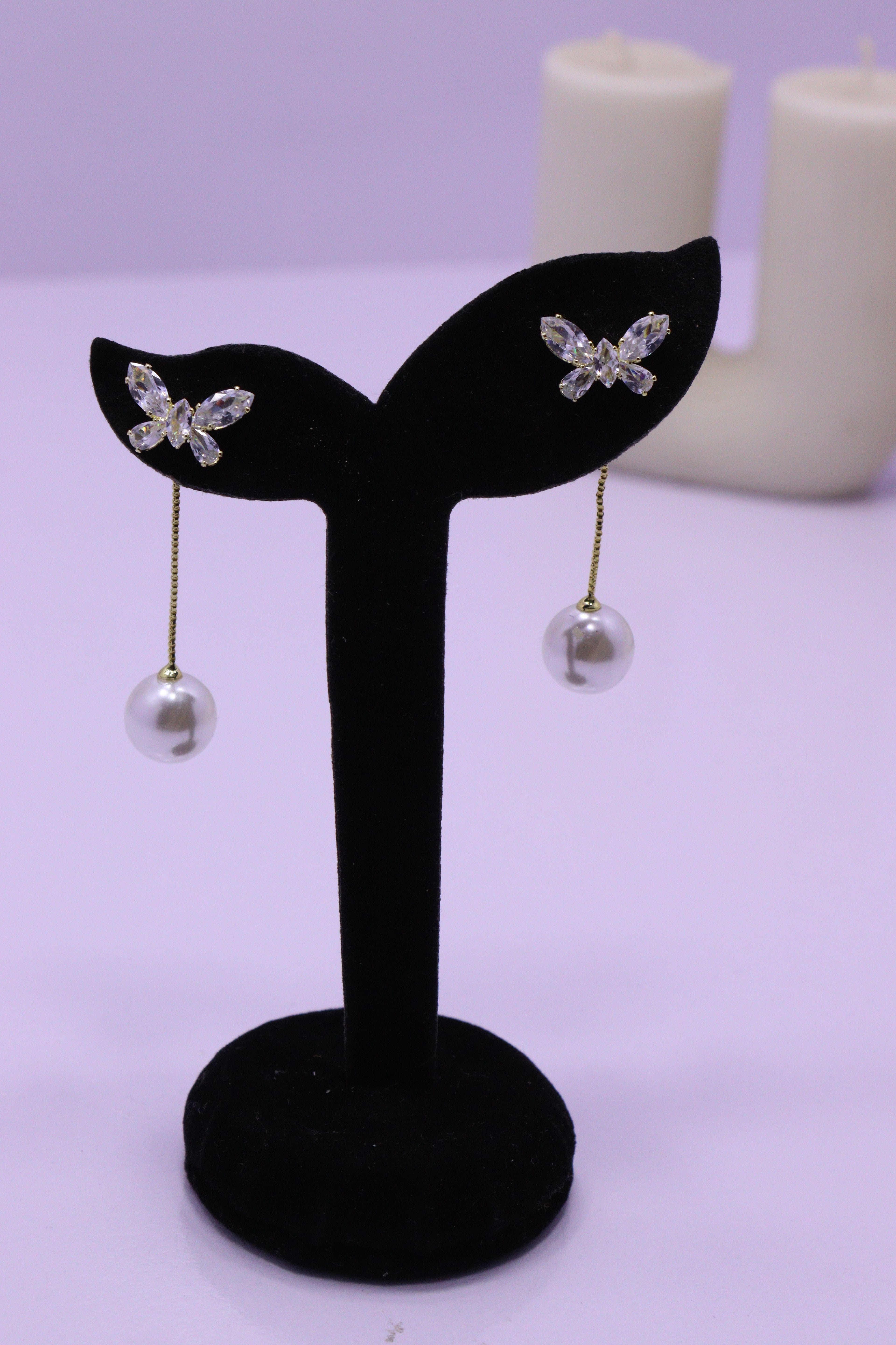 Bold Glow Series 0109 - AZ Golden Ear ring