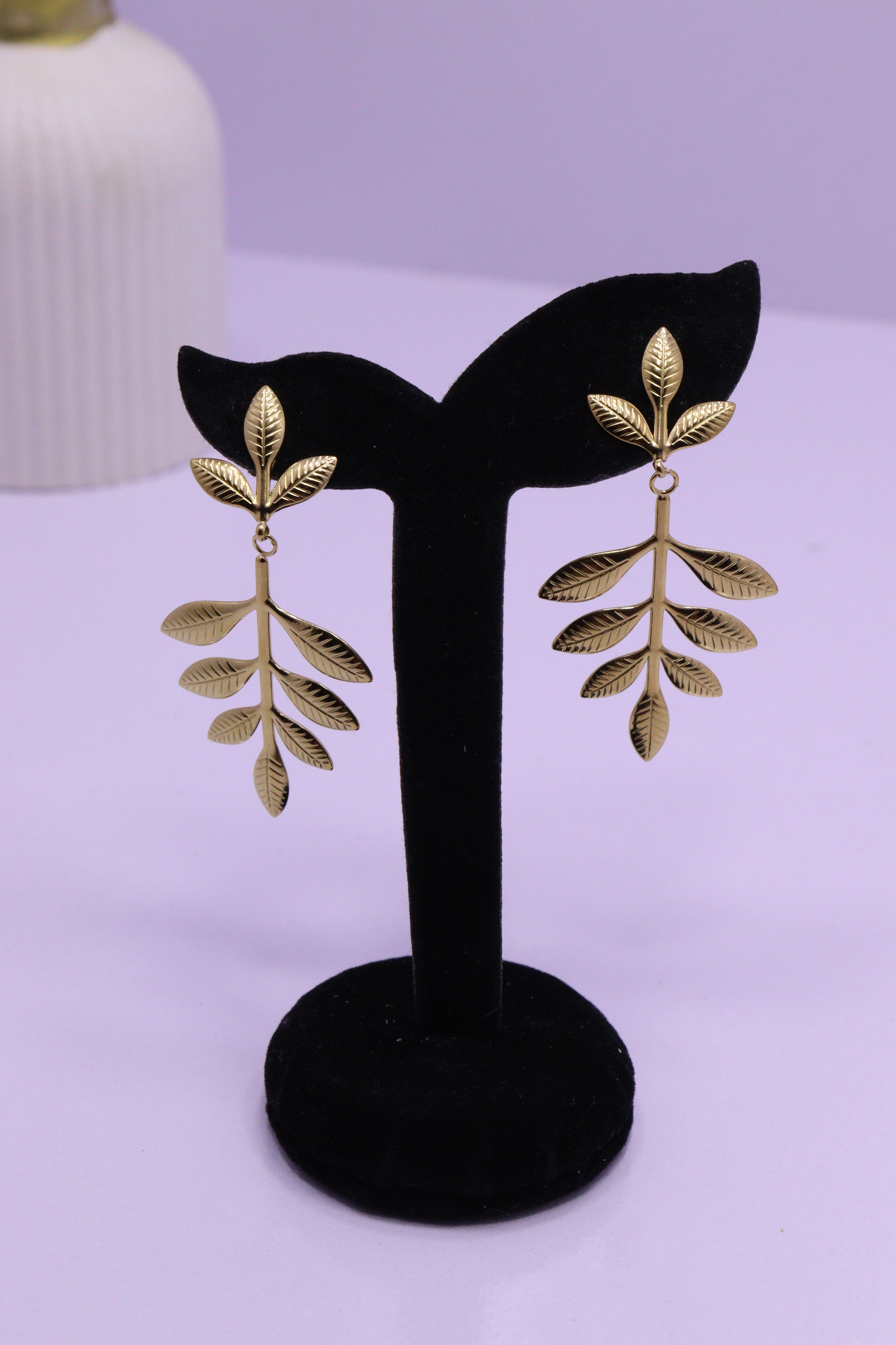 Bold Glow Series 0129 - AZ Golden Ear ring