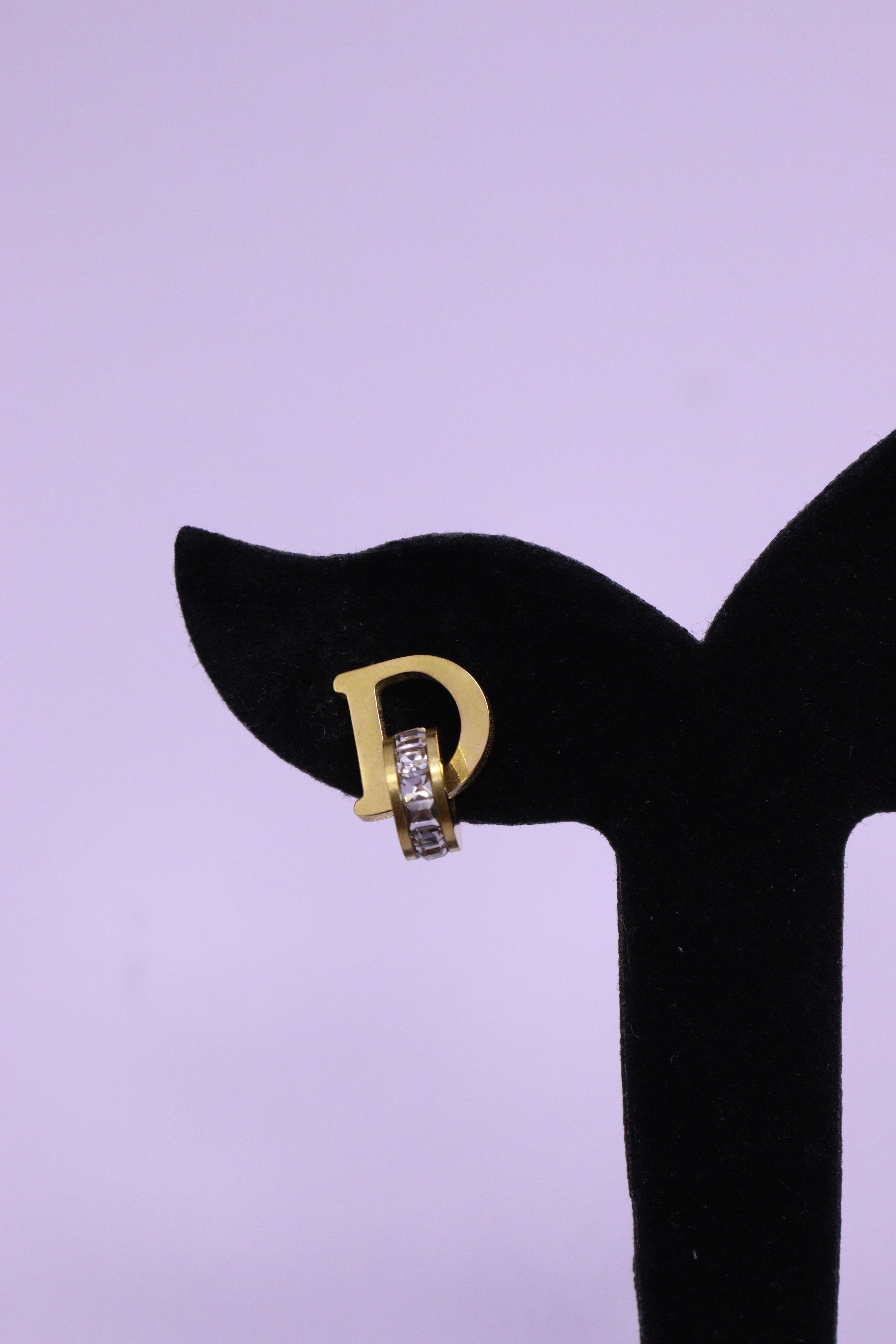 Bold Glow Series 0141 - AZ Golden Ear ring