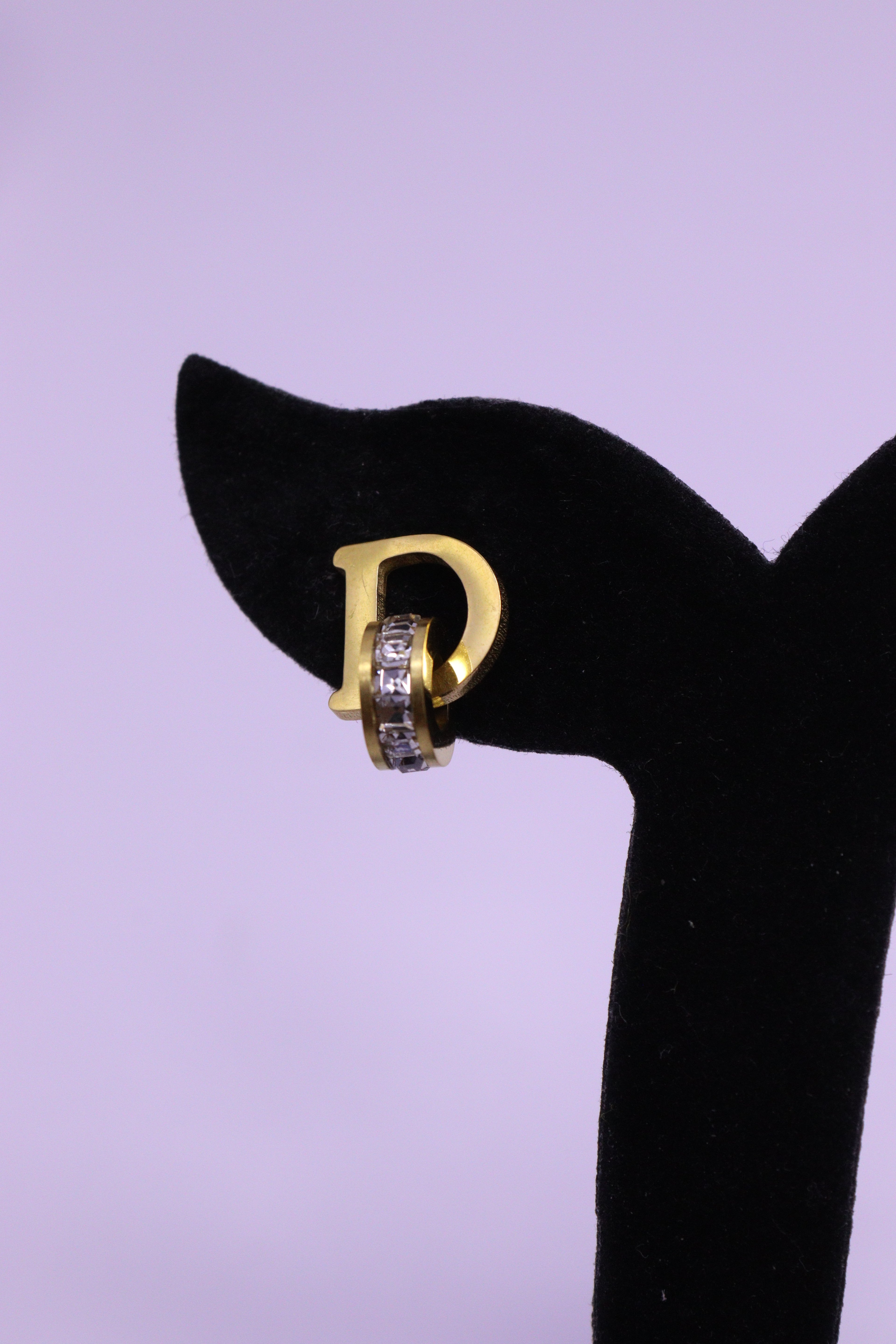 Bold Glow Series 0141 - AZ Golden Ear ring