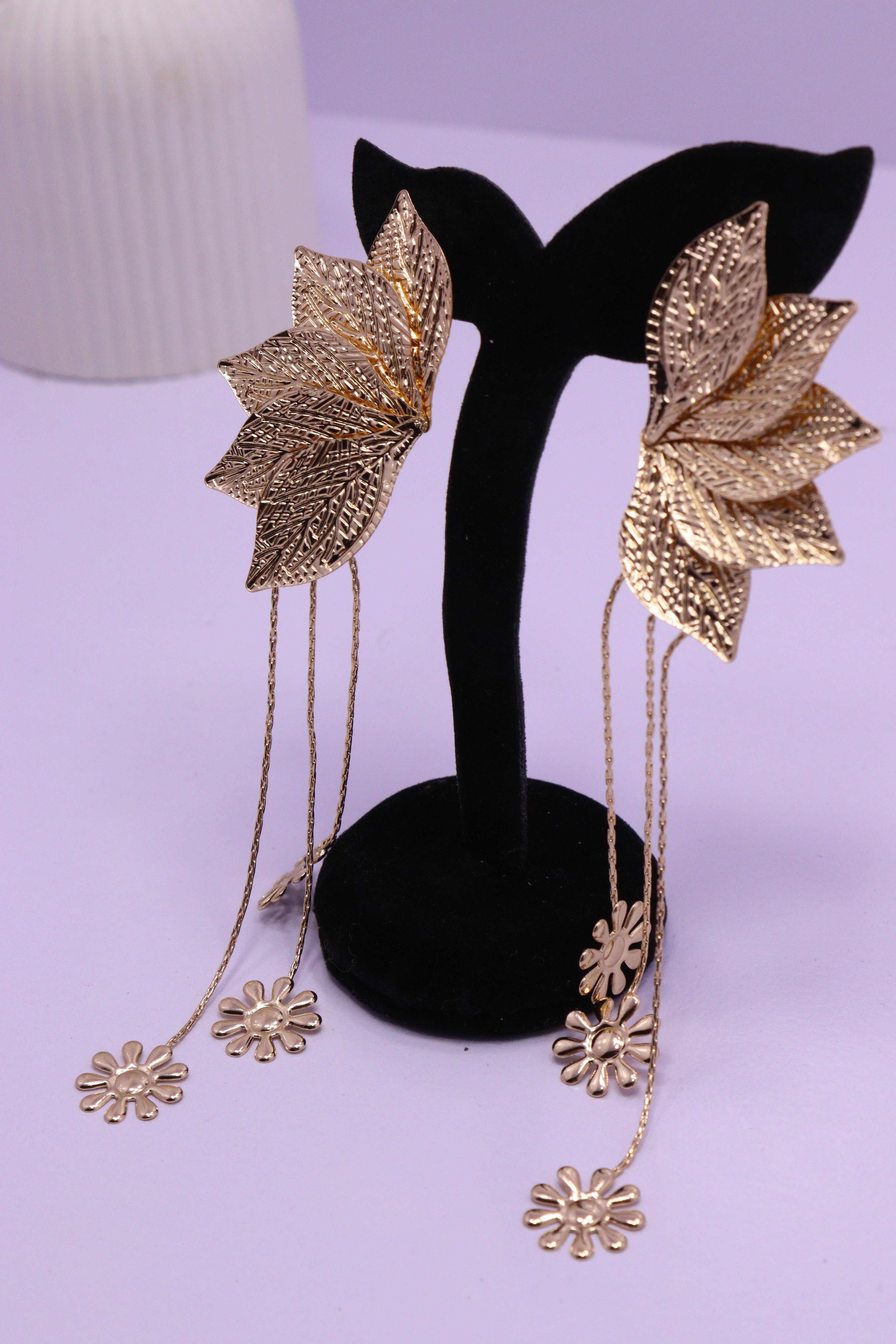 Bold Glow Series 0145 - AZ Golden Ear ring