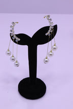 Bold Glow Series 0154 - AZ Silver Ear ring