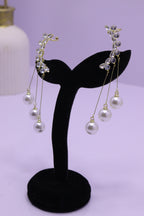 Bold Glow Series 0154 - AZ Silver Ear ring