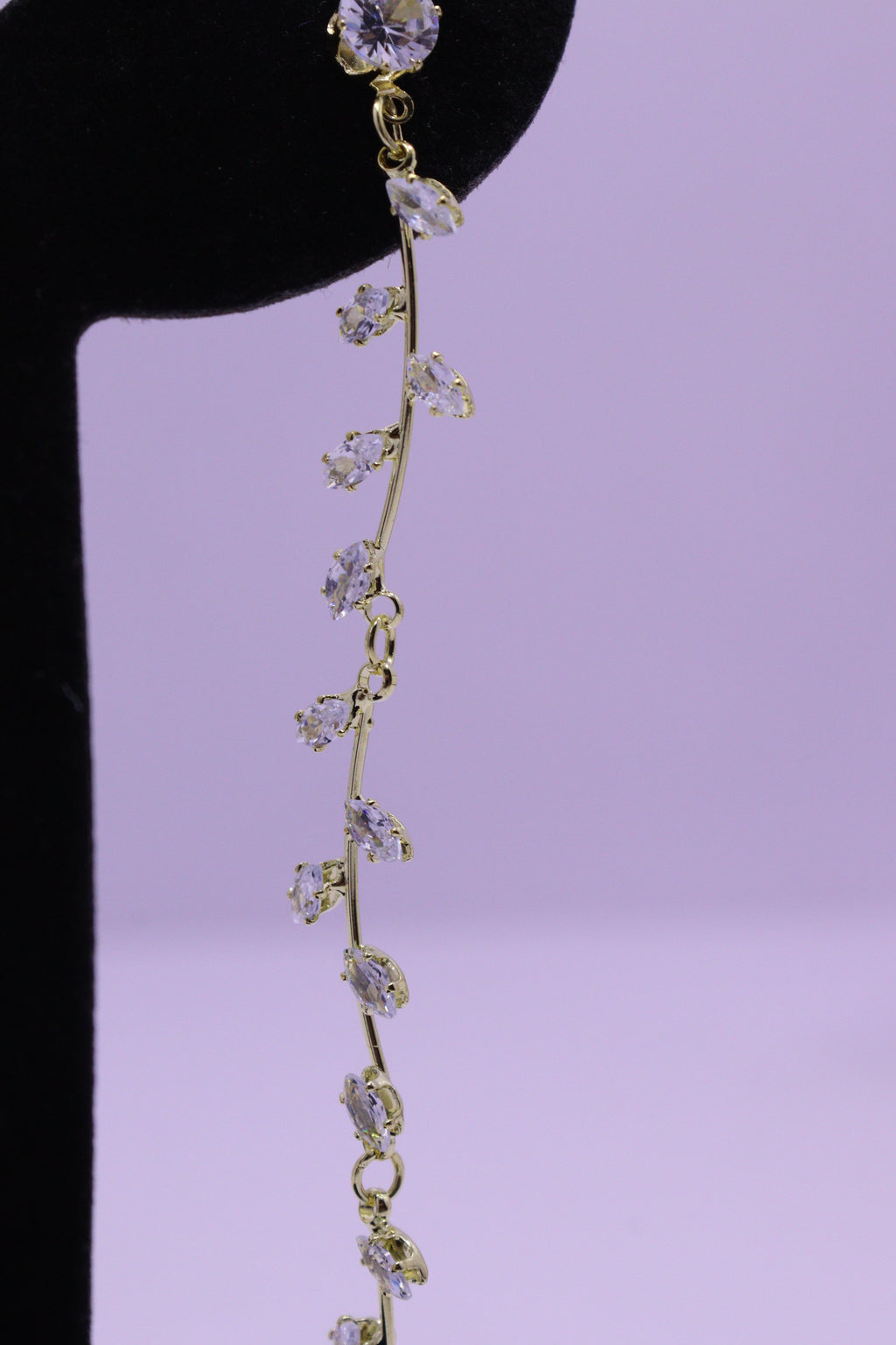 Bold Glow Series 0155 - AZ Golden Ear ring