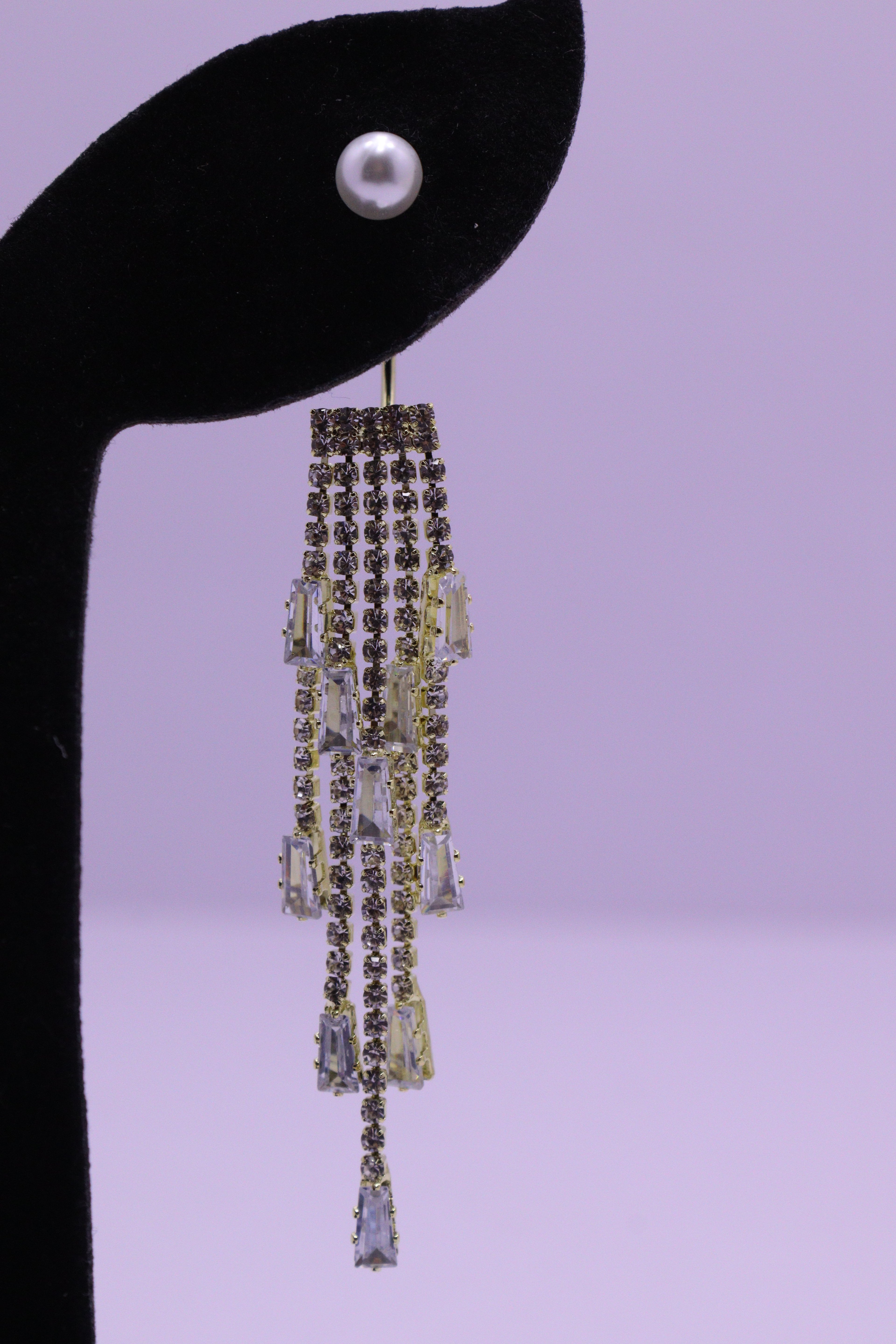 Bold Glow Series 0156 - AZ Golden Ear ring