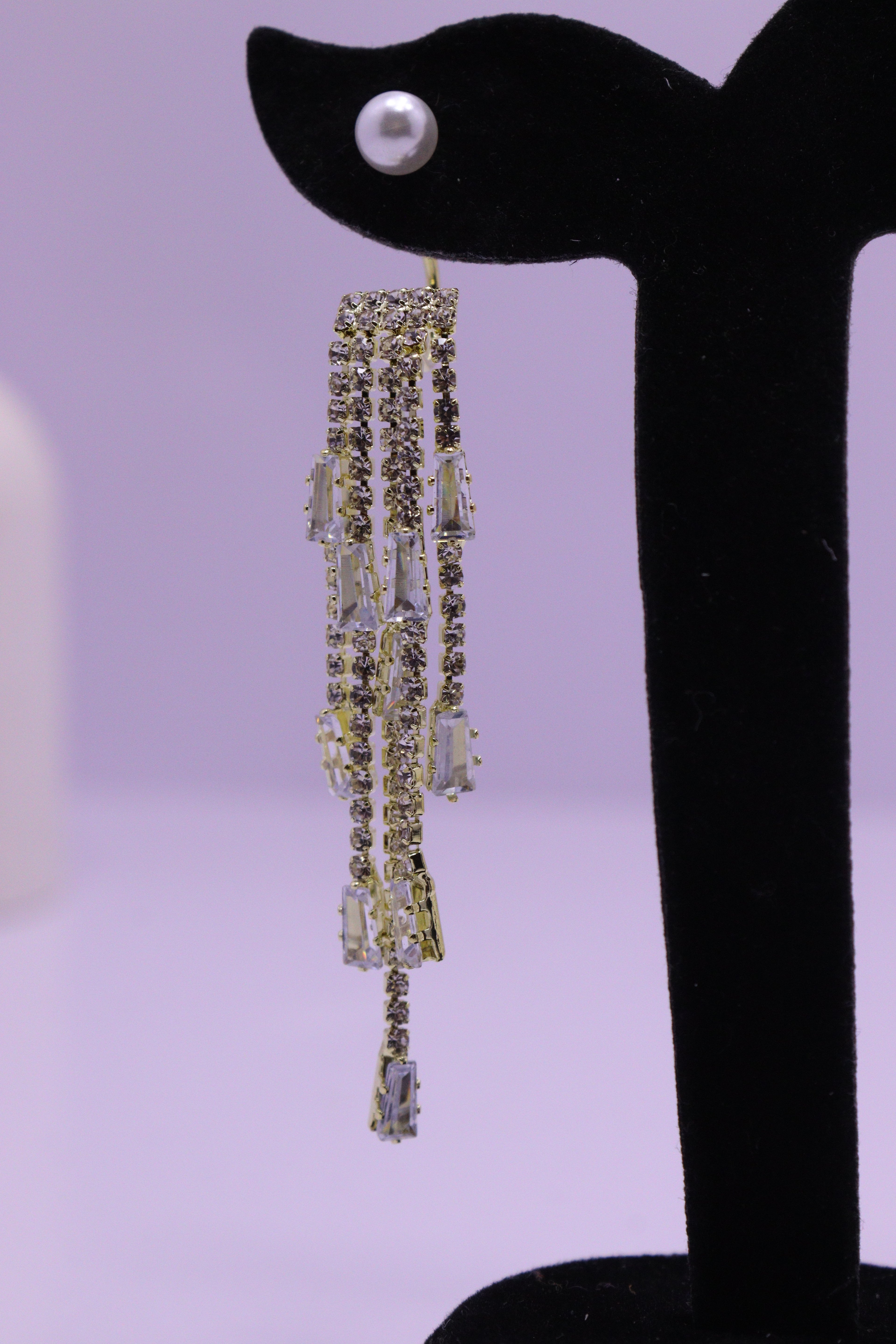 Bold Glow Series 0156 - AZ Golden Ear ring