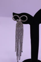 Bold Glow Series 0159 - AZ Silver Ear ring