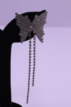 Bold Glow Series 0160 - AZ Silver Ear ring