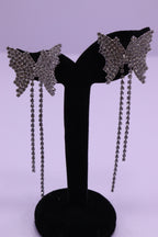 Bold Glow Series 0160 - AZ Silver Ear ring