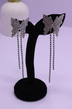 Bold Glow Series 0160 - AZ Silver Ear ring