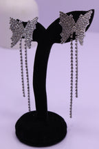 Bold Glow Series 0160 - AZ Silver Ear ring