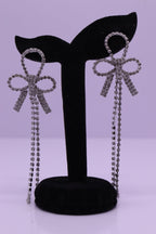 Bold Glow Series 0163 - AZ Silver Ear ring