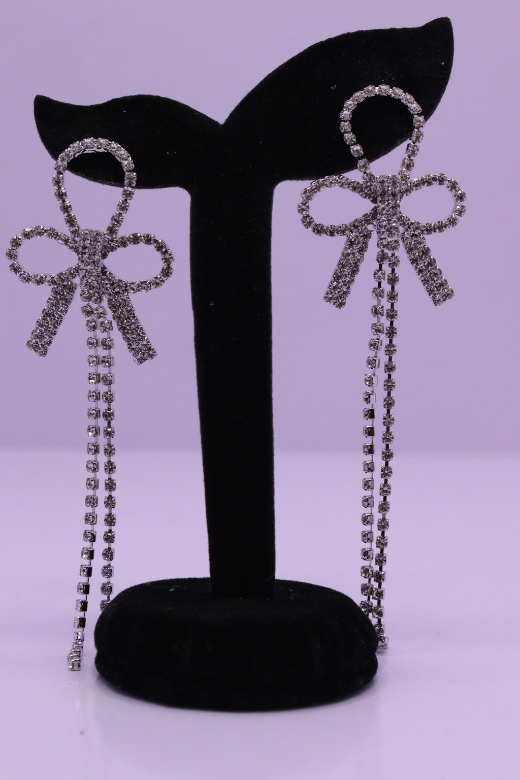 Bold Glow Series 0163 - AZ Silver Ear ring