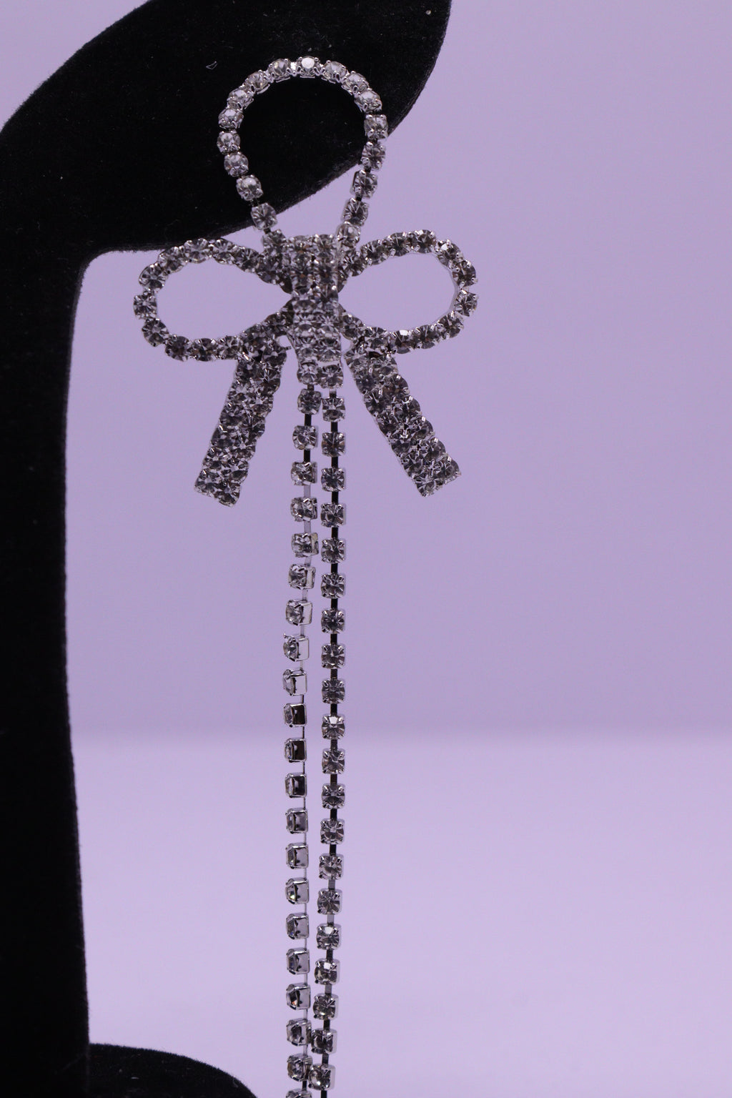 Bold Glow Series 0163 - AZ Silver Ear ring