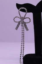 Bold Glow Series 0163 - AZ Silver Ear ring